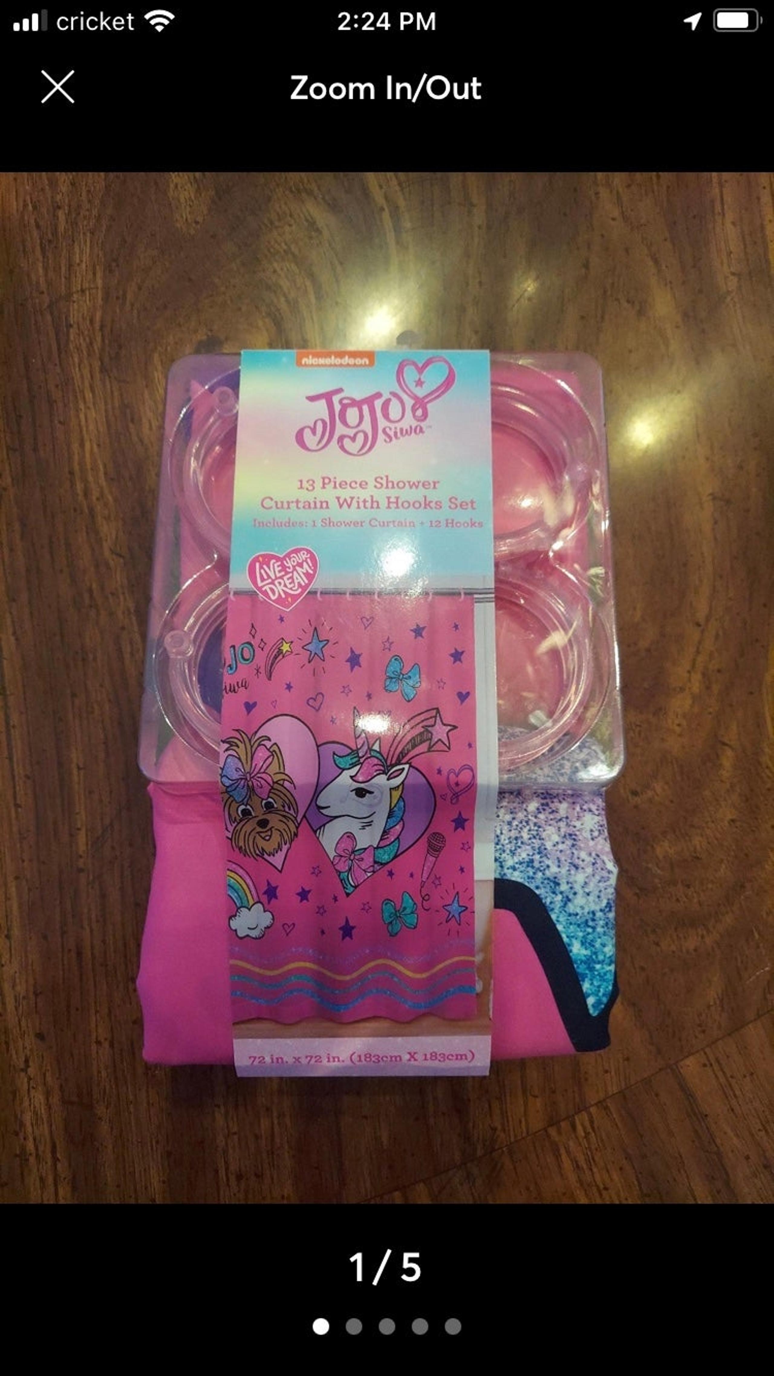 13 piece shower curtain and hooks set