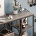 47 Industrial Console Tables for Entryway Rustic Sofa Table Behind Couch 4 Tier