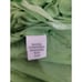 BCBGMAXAZRIA Wrap Top Sz Large Halter Drape Back Silk Blend Peplum Green NEW