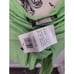 BCBGMAXAZRIA Wrap Top Sz Large Halter Drape Back Silk Blend Peplum Green NEW