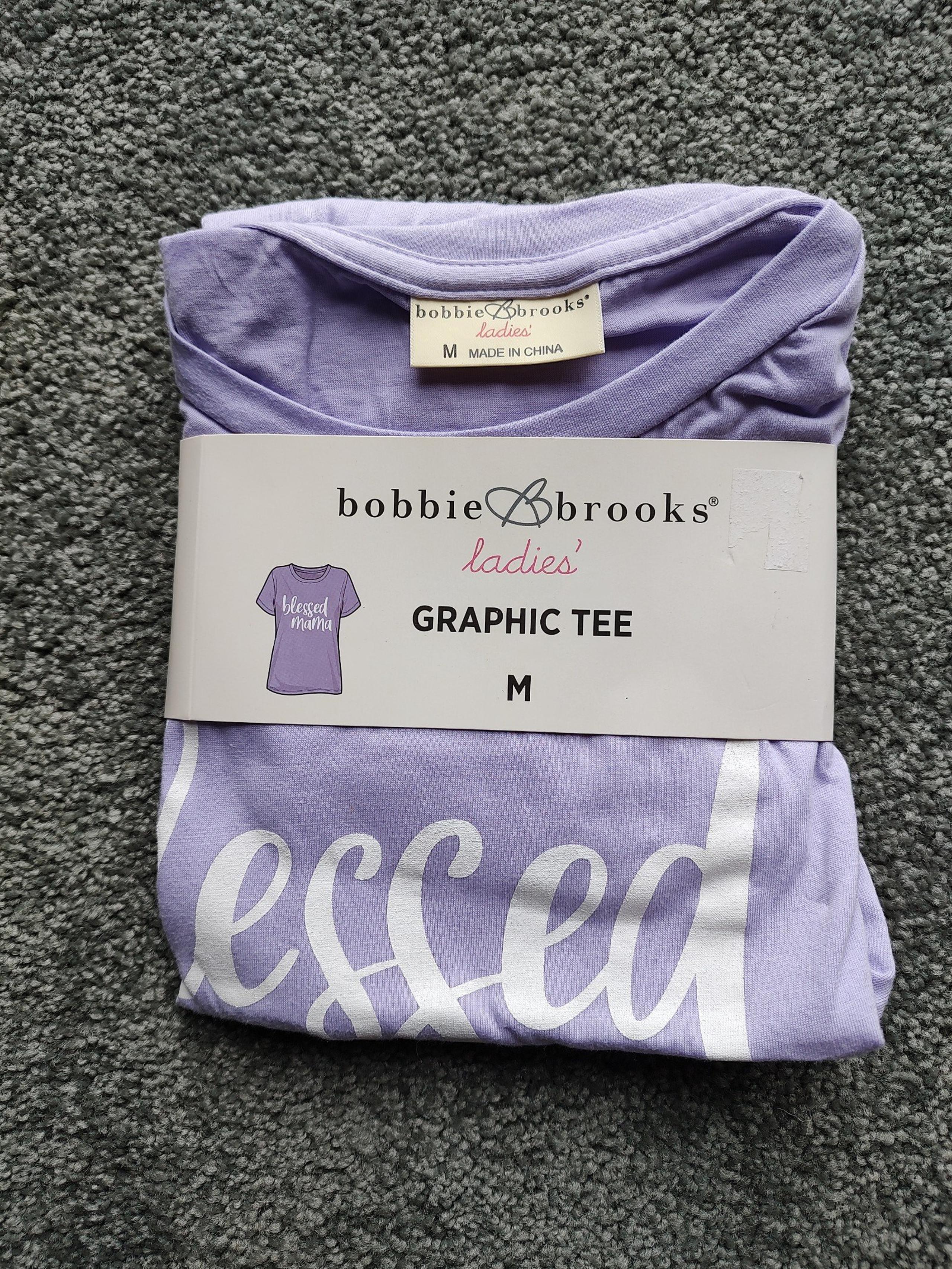 NWT Blessed Mama Graphic Womens T-shirt size M - Bobbie Brooks
