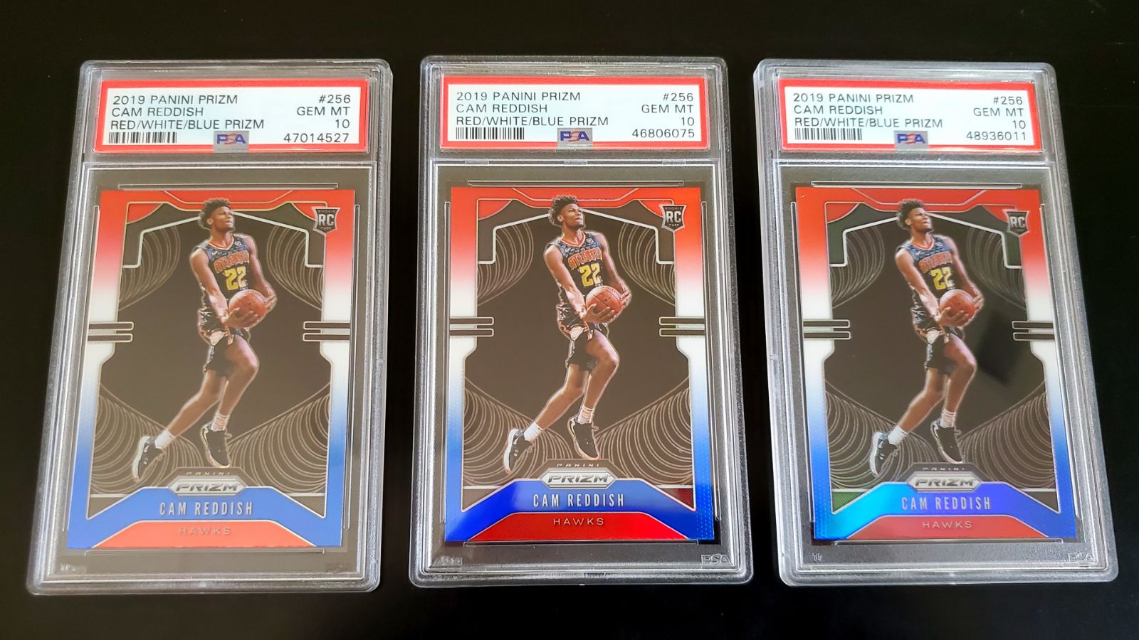Cam Reddish PSA 10 Prizm Rookie Lot