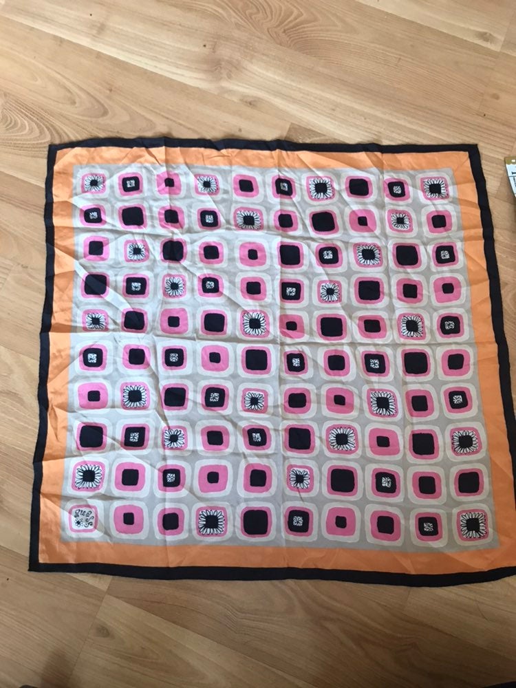 Vintage GUESS silk scarf