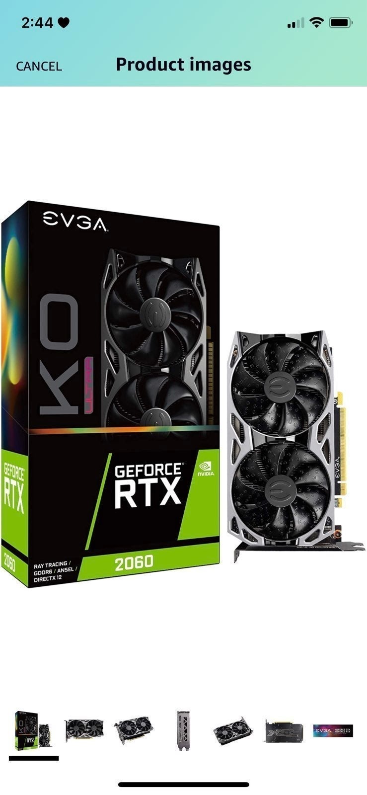EVGA GEFORCE RTX 2060 KO ULTRA