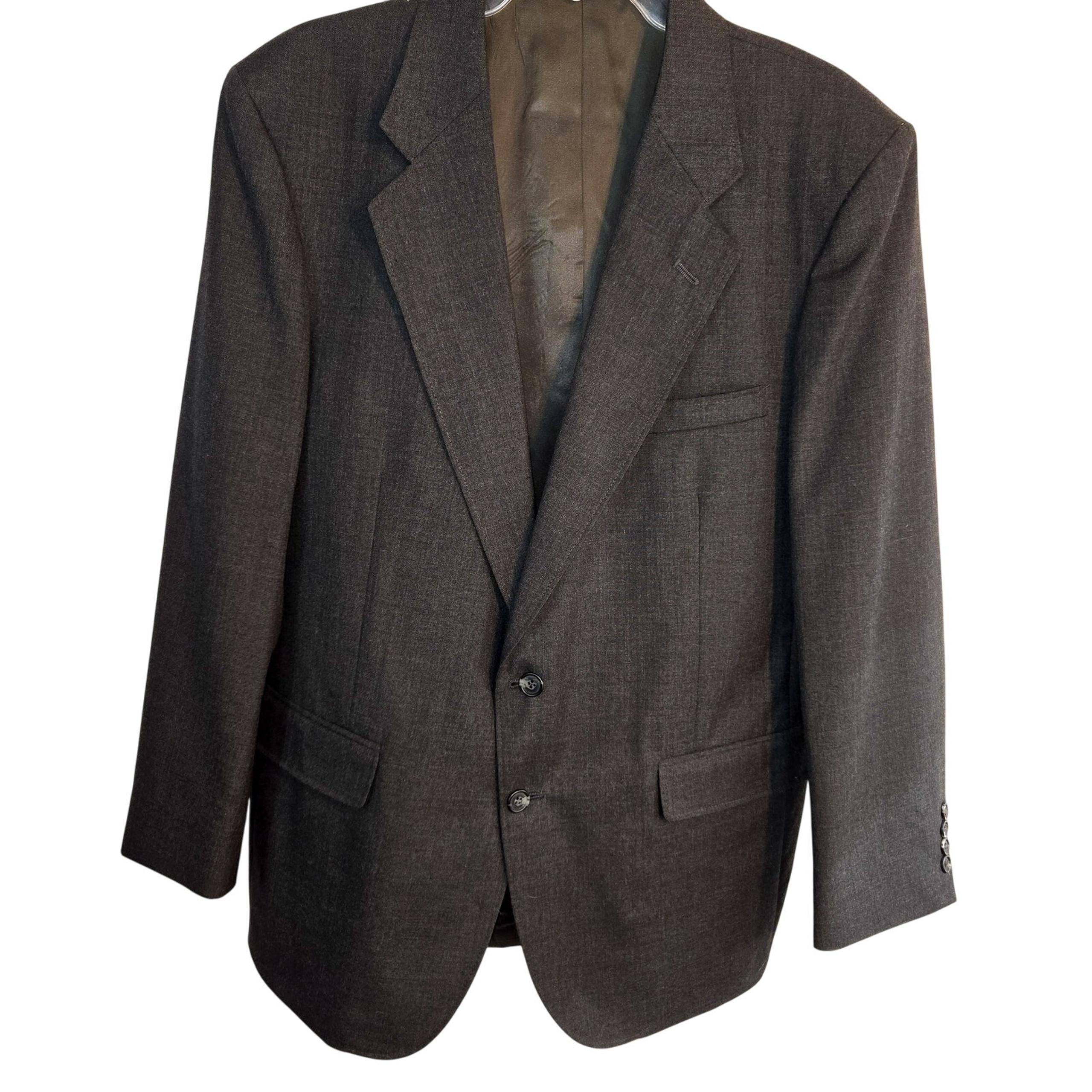 Barrington 42R Men's Gray Blazer Suit Coat Sport Jacket 2 Buttons42 Regular