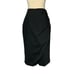 ECRU black crossed front pencil skirt Size 8