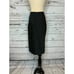 ECRU black crossed front pencil skirt Size 8