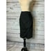 ECRU black crossed front pencil skirt Size 8