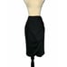 ECRU black crossed front pencil skirt Size 8
