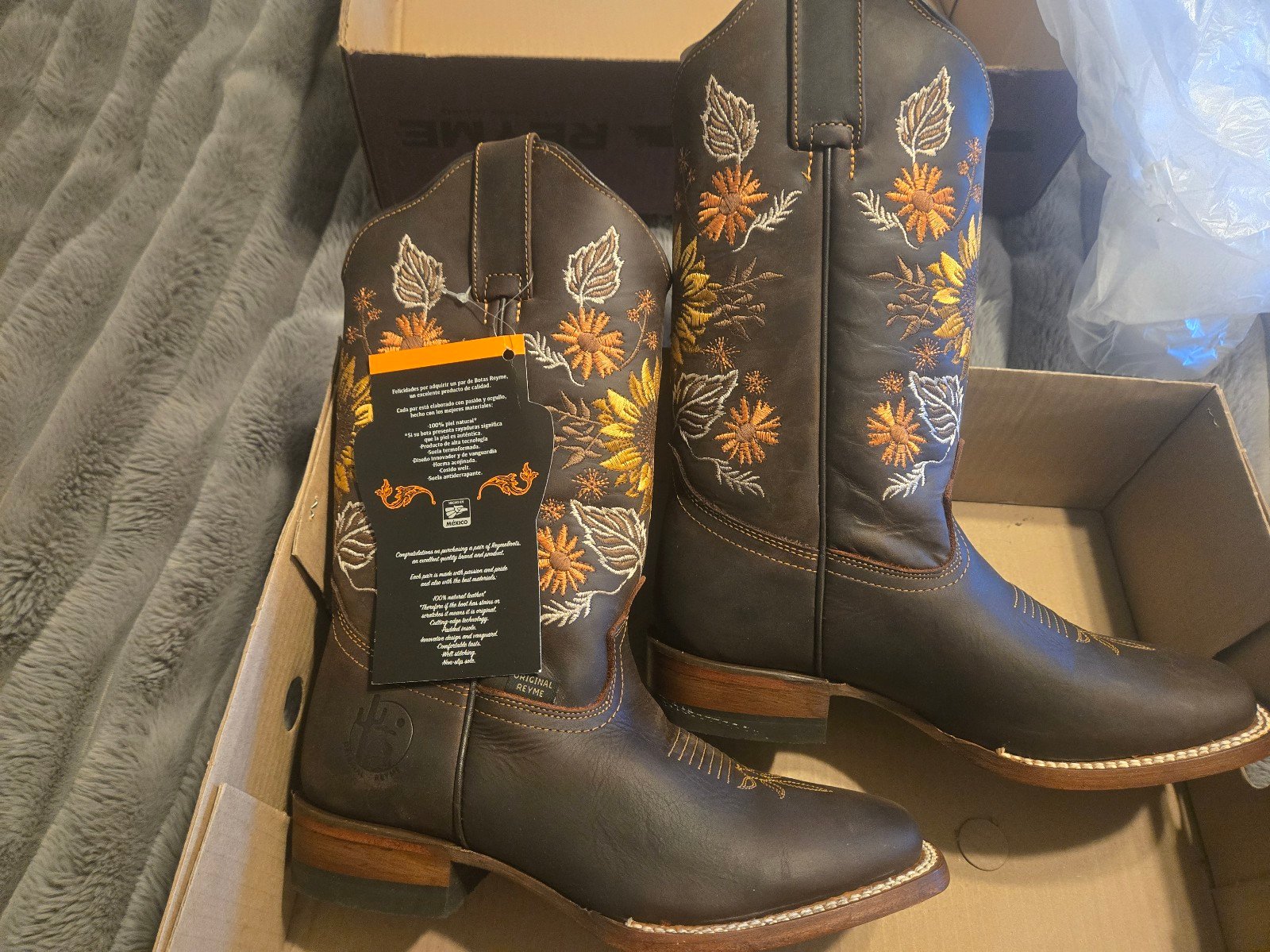 Sunflower Cowboy Boots
