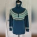 Talbots Zipper Fairisle Pullover Sweater