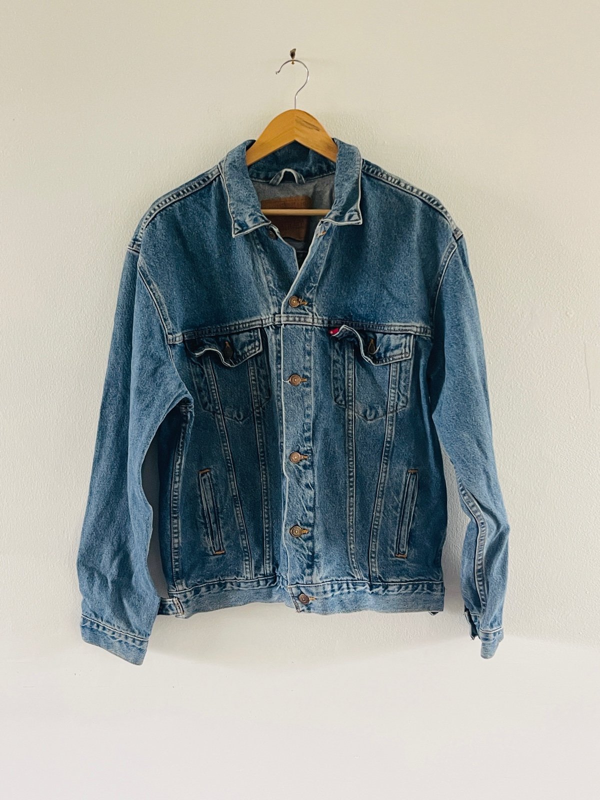 Vintage oversized Levi’s jacket.
