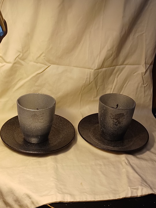 Silver Spider Candle Holder