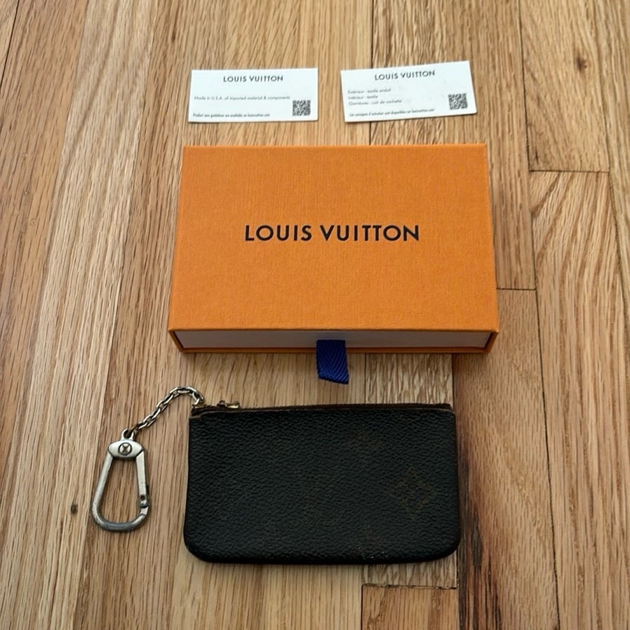 Louis Vuitton Vintage Keychain Coin Purse With Box