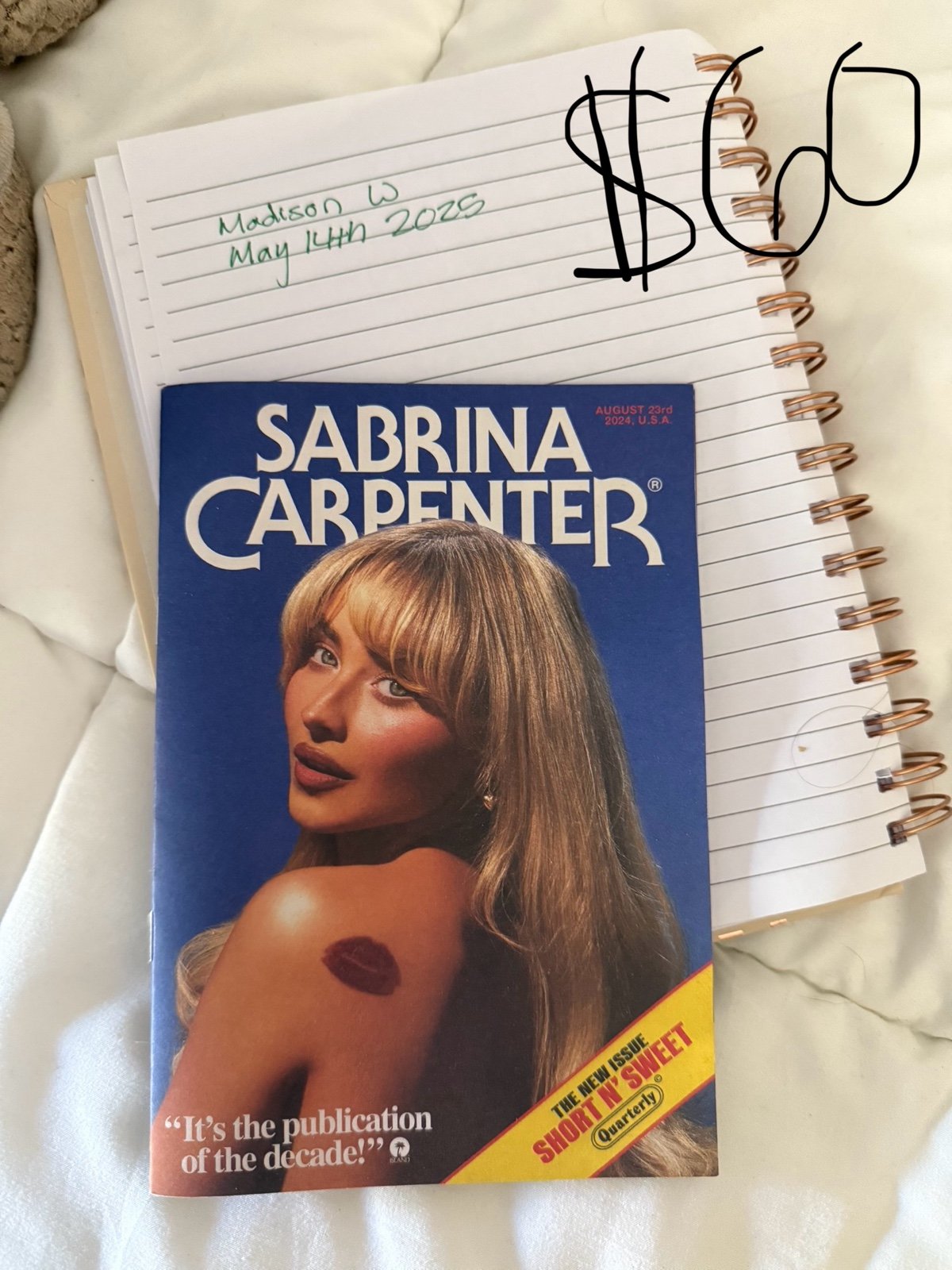 Sabrina Carpenter zine