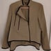 Derek Lam Linen and Leather Moto Jacket