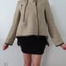 Derek Lam Linen and Leather Moto Jacket