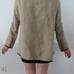 Derek Lam Linen and Leather Moto Jacket