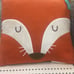 Sleeping wolf pillow