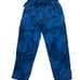 NWT AMO | SZ 27 | Paperbag Cropped Pant in Indigo Tie Dye