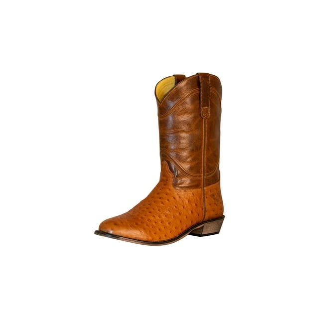 TuffRider Men's Norris Wide Round Toe Western Boot Tan 9 UIC#7023
