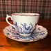 VTG COALPORT Blue Bird Teacup and Saucer Set