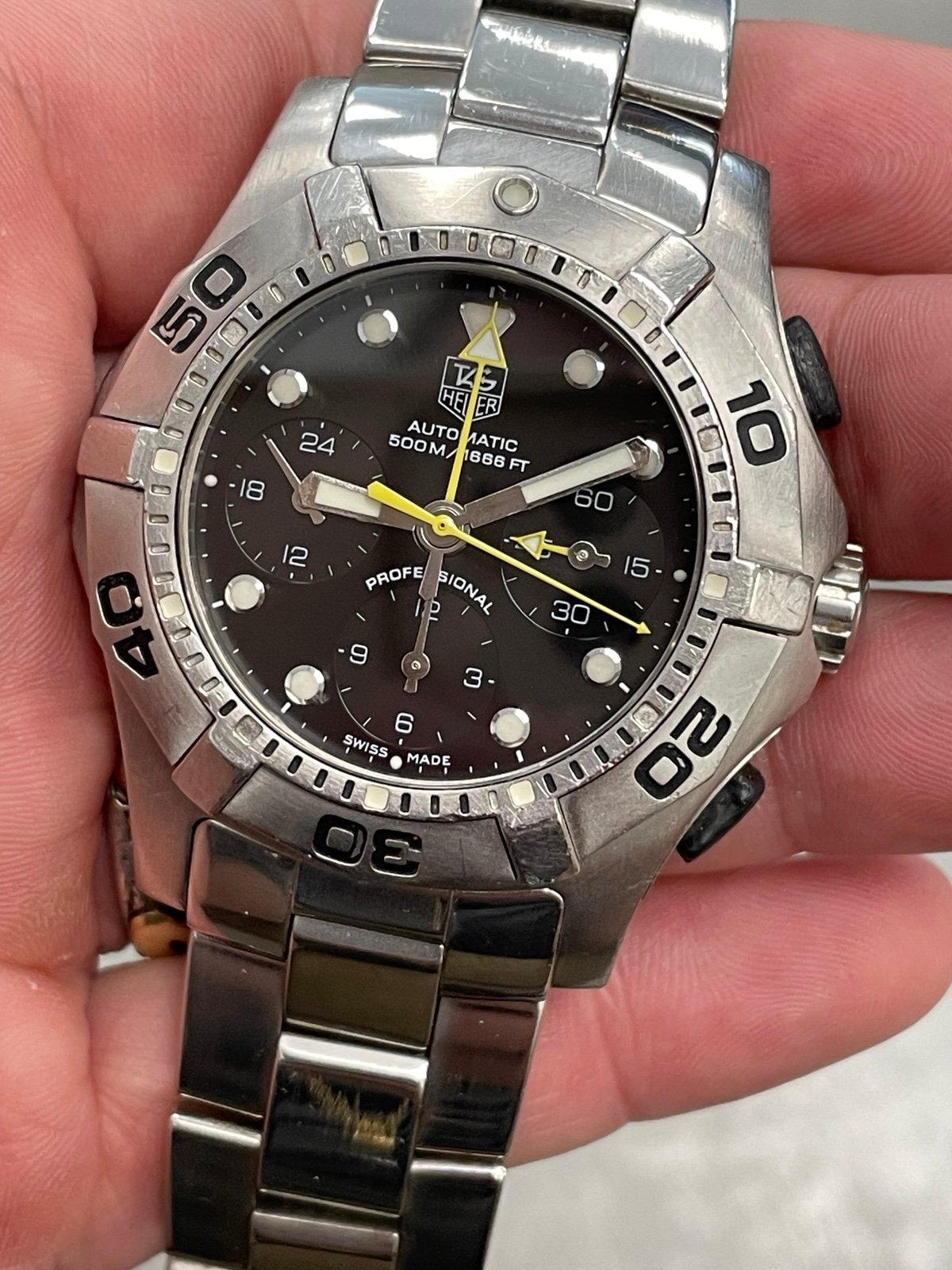 Tag watch aquagraph automatic diver