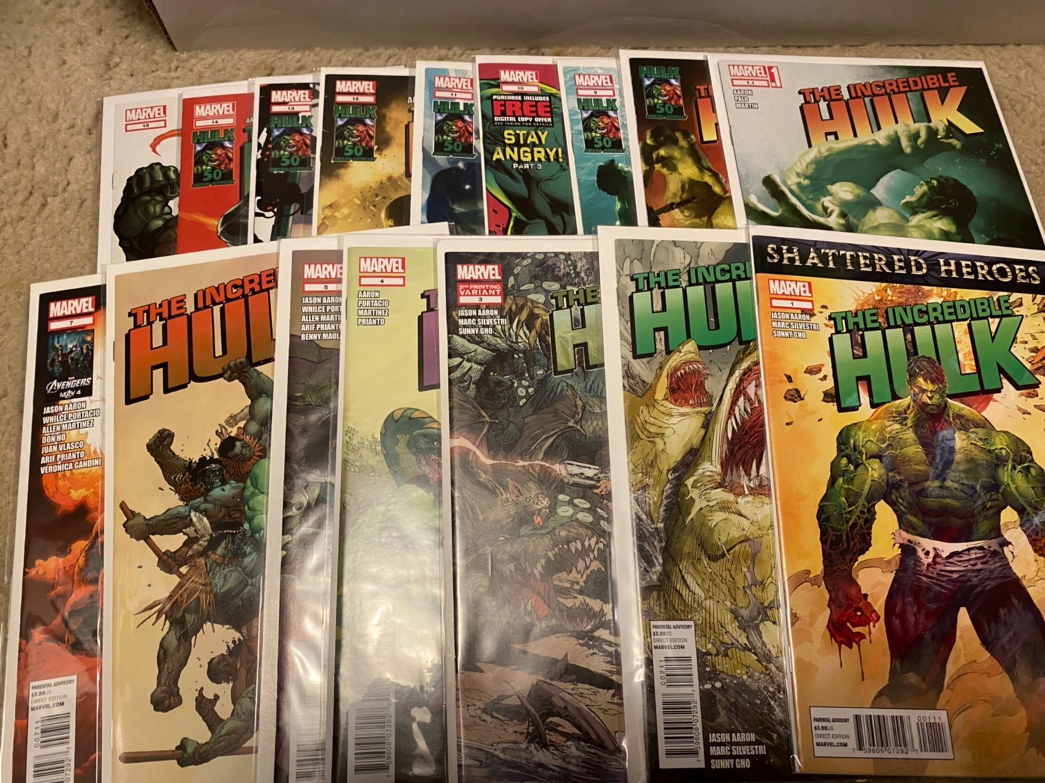 Incredible Hulk 1-15 complete
