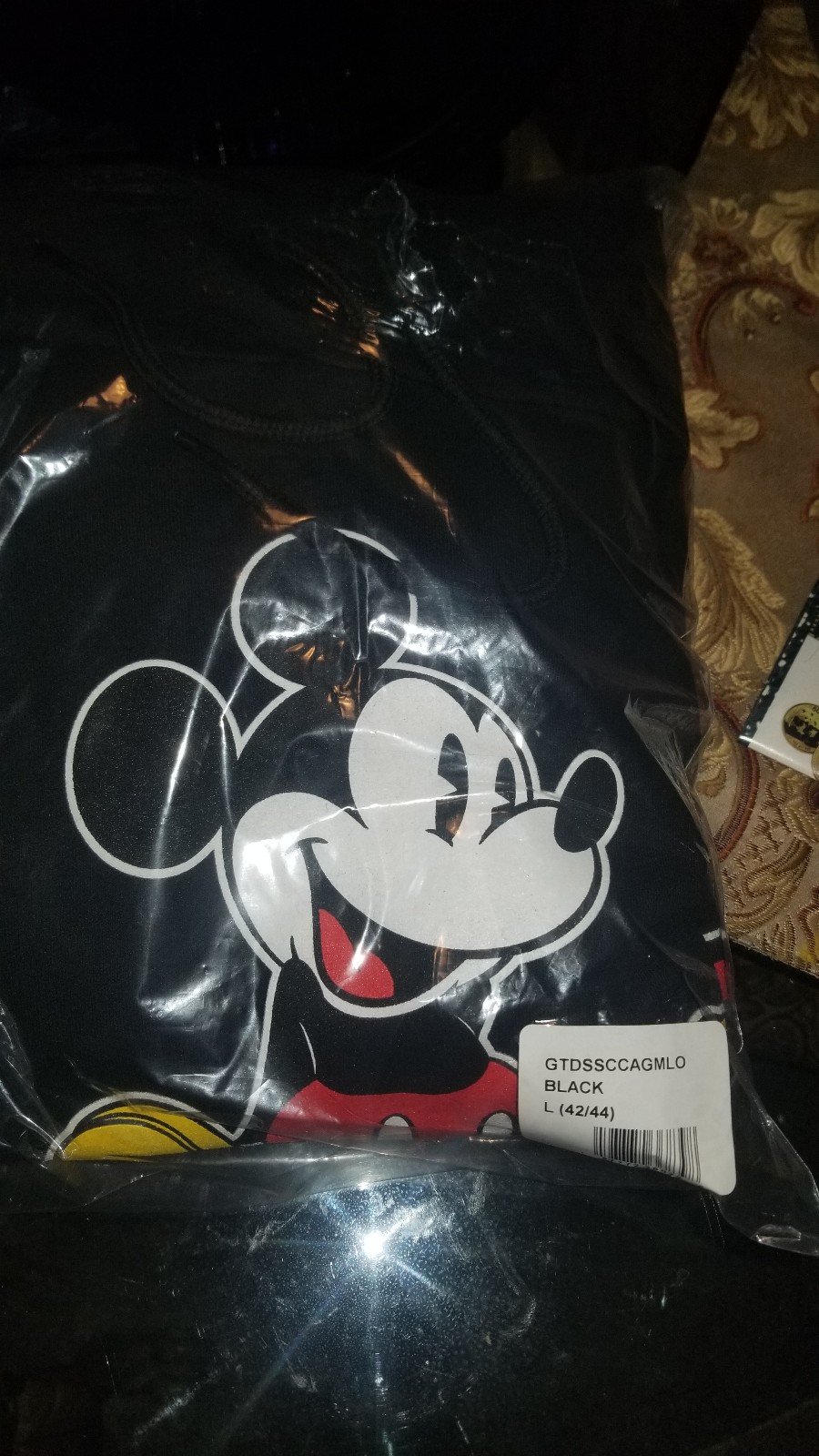 Vintage Mickey Mouse graphic hoodie. Brand new, still in plastic bag, but no tag
