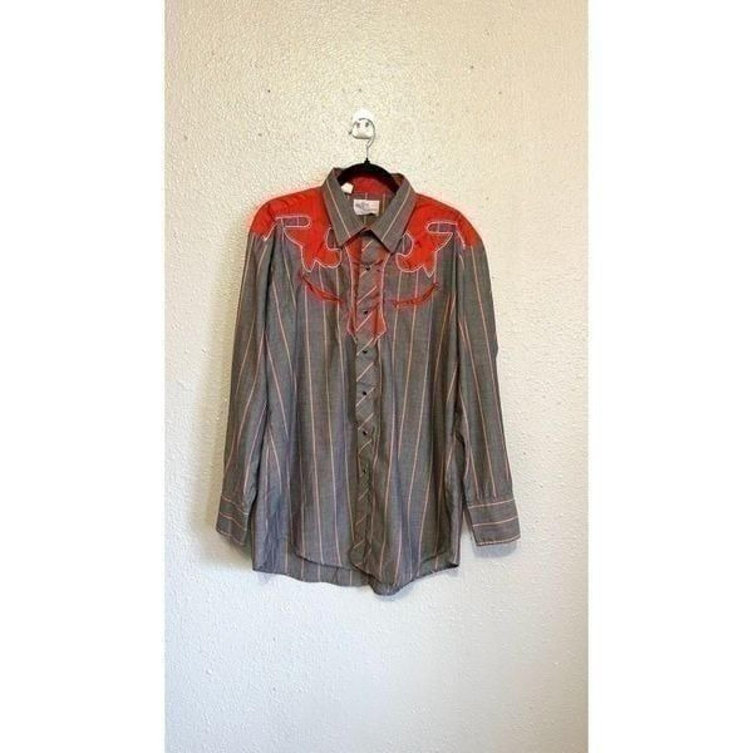 Vintage Kenny Roger western collection by Karman men’s snap button shirt size XL