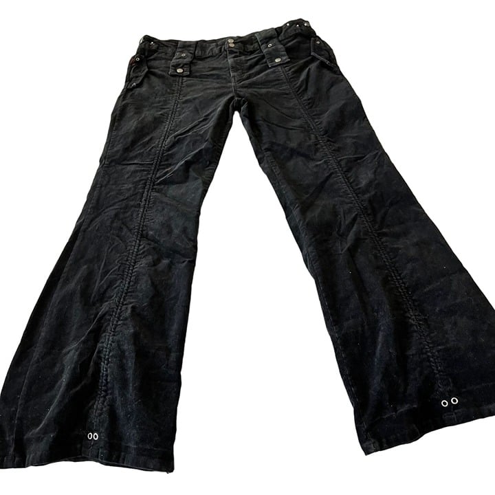 Clash Closh black corduroys pants, size 2XL