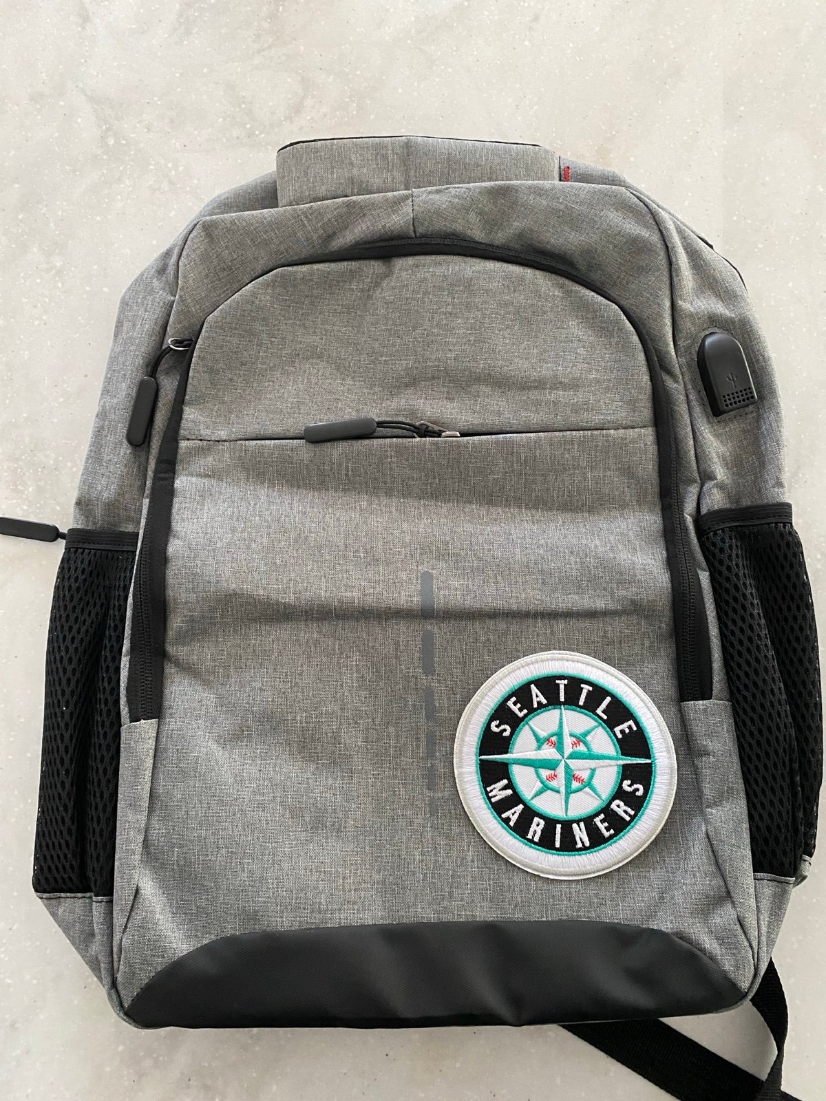 Seattle Mariners Baseball Backpack new with charger