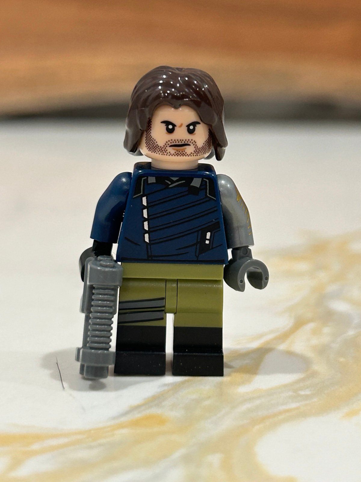 Lego Bucky Barnes minifigure