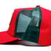 Y2K 2000s Designer Authentic Vintage Von Dutch Red/Green Mesh Cap Hat Snapback
