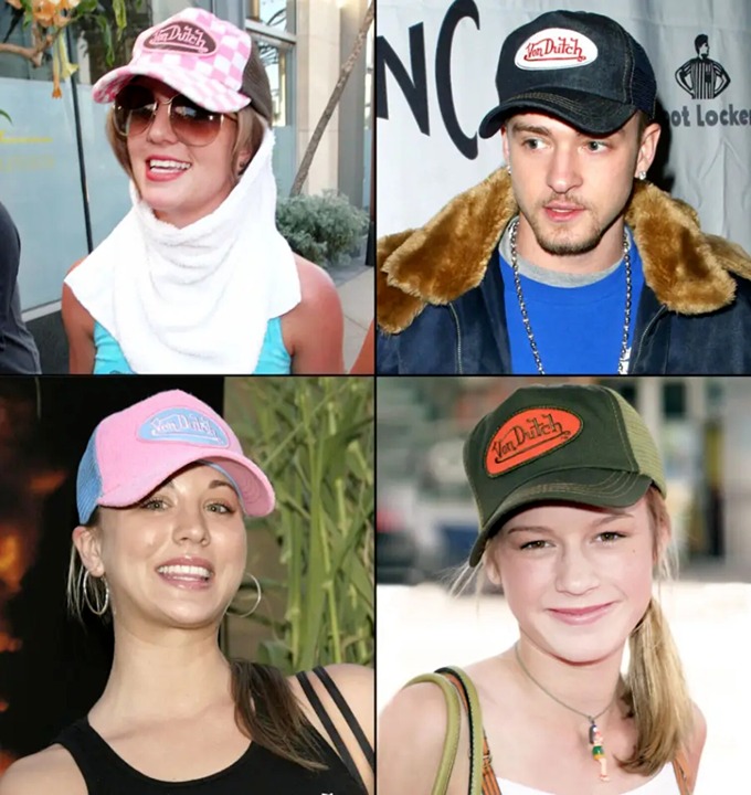 ★新春福袋2025★ Y2K 2000s Designer Authentic Vintage Von Dutch Red/Green 帽子