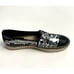 TORY BURCH FLAT ESPADRILLE BLACK SEQUIN WOMEN'S SIZE 10