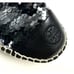 TORY BURCH FLAT ESPADRILLE BLACK SEQUIN WOMEN'S SIZE 10
