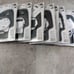 Bulk lot of 7 K Source mirror with backing plate (All left side)