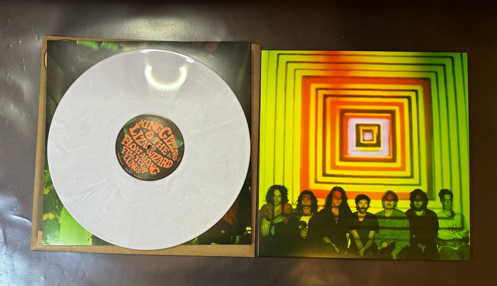 King Gizzard And The Lizard Wizard Vinyl Float Along Fill Your Lungs Lamiaceae!