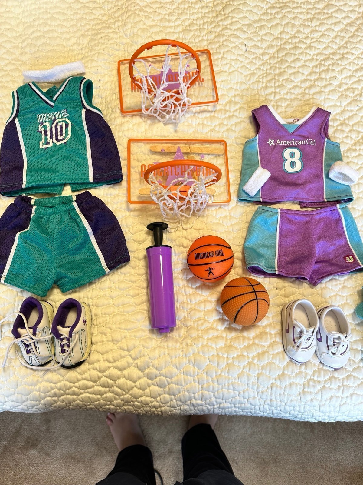 Pleasant Company and American Girl Basketball sets