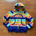 LULULEMON SCUBA HOODIE/JACKET-10-MULTI BOLD STRIPE-LIMITED EDITION 2013