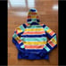 LULULEMON SCUBA HOODIE/JACKET-10-MULTI BOLD STRIPE-LIMITED EDITION 2013