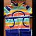 LULULEMON SCUBA HOODIE/JACKET-10-MULTI BOLD STRIPE-LIMITED EDITION 2013