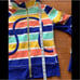 LULULEMON SCUBA HOODIE/JACKET-10-MULTI BOLD STRIPE-LIMITED EDITION 2013