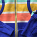 LULULEMON SCUBA HOODIE/JACKET-10-MULTI BOLD STRIPE-LIMITED EDITION 2013