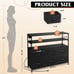 Led Dresser TV Stand for Bedroom, Entertainment Center with LED Lights