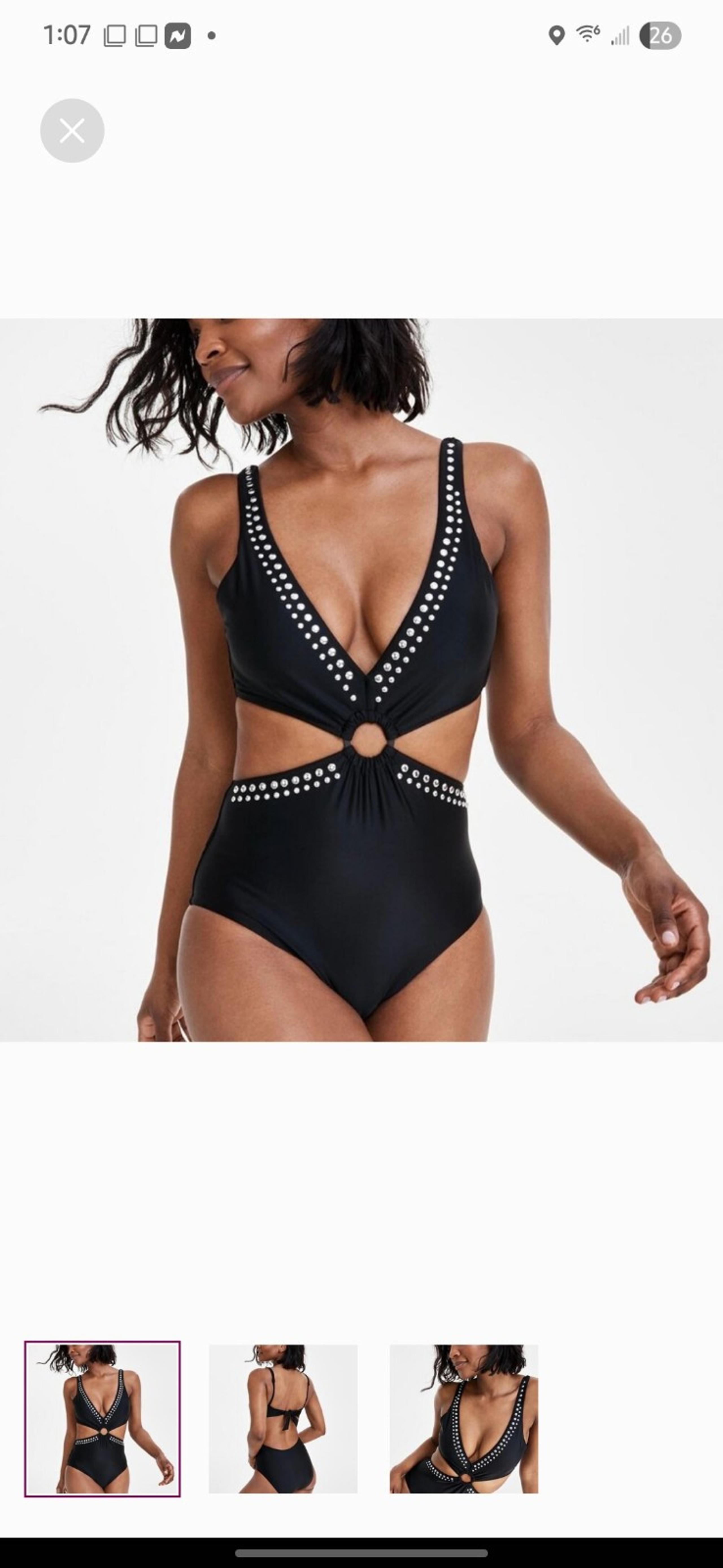 Bar III swimsuit monokini