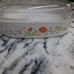 Vintage Corning Ware A-10-B Wildflower Casserole Dish w/ Clear Glass Lid 10x10x2