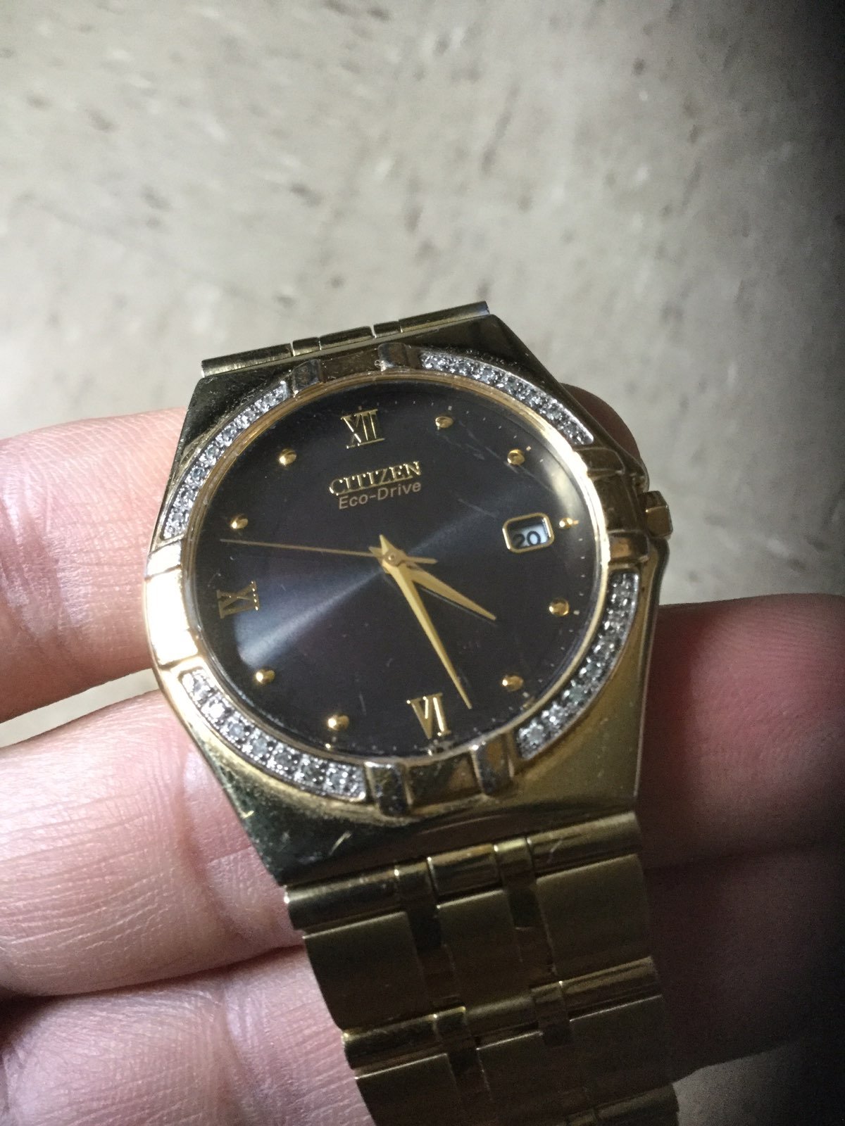 Citizen Eco-Drive Men's Diamond Watch.