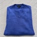 Brooks Brothers purple supima cotton vneck sweater